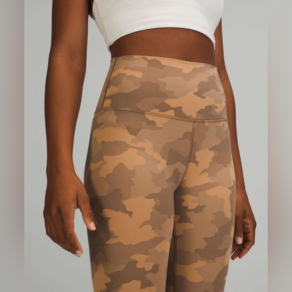 Lululemon Align High Rise Leggings-Size 6-Heritage 365 Camo Beige Multi - Picture 3 of 8